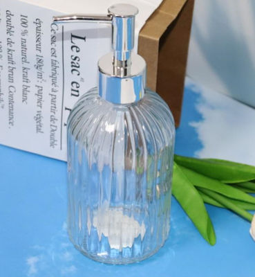 410ml Liquid Soap Bottle With Glass Durable Reusable Within Your Budget