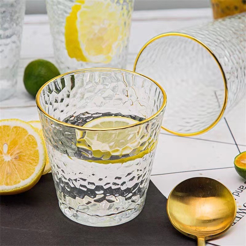 Clear Glass Drinking Cup Set Perfect For Daily Enjoyment