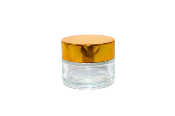 10ml viski kapağı yuvarlak cam kozmetik kavanozlar